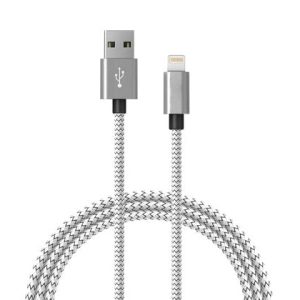 MFI Certified Lightning Charging Cable for iPhone- 6 Colors - White