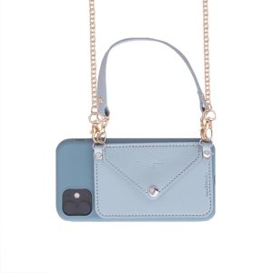iPhone Case Wallet / Crossbody Purse - Sky Blue, iPhone 13 Pro